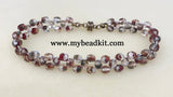 NEW! Right Angle Weave Glass Bead Bracelet Kit (Brown)