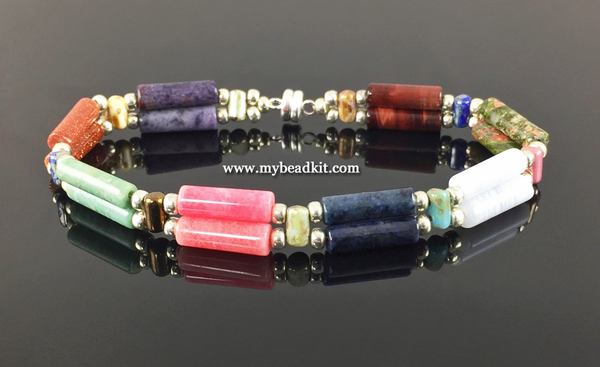 Semi-Precious Stone Beaded Bracelet Kit