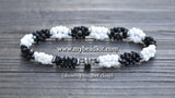 NEW! Berry Bead Bracelet Kit - Black & White