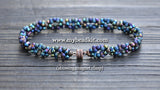 NEW! Berry Bead Bracelet Kit - Matte & Shiny Blue Iris