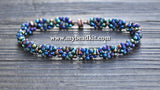 NEW! Berry Bead Bracelet Kit - Matte & Shiny Blue Iris