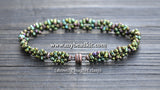 NEW! Berry Bead Bracelet Kit - Green Iris