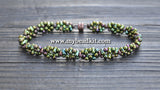 NEW! Berry Bead Bracelet Kit - Green Iris