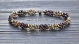 NEW! Berry Bead Bracelet Kit - Matte Brown Iris