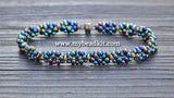NEW! Berry Bead Bracelet Kit - Shiny Black Iris