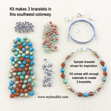 3-Kit Multipack: Basic Beaded Bracelet Kits (Southwest)