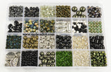 NEW! Bead Assortment Box (Black, Bronze & Forest Green)
