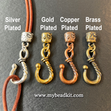 Boho-Style Freshwater Pearl & Leather Necklace Kit