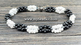 Berry Bead Bracelet Kit - Black & White