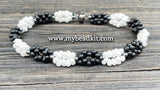 Berry Bead Bracelet Kit - Black & White