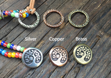 Boho Fiesta Bracelet Kit - Seed Beads and Leather Bracelet - Boho Style