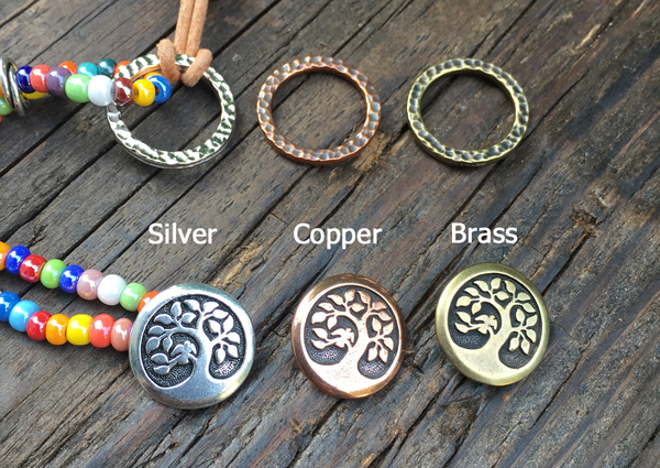 Boho Leather Wrap Bracelet Kit (Cocoa) - Running With Sisters