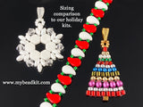 Beaded Snowflake Pendant