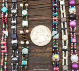 SOLD OUT! SALE! Mix It Up! Beaded Bracelet Kit with 2-Hole Glass Beads (Cream & Gray)