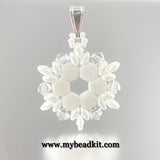 Beaded Snowflake Pendant