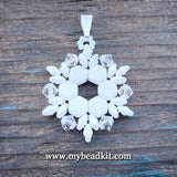 Beaded Snowflake Pendant