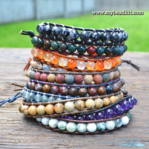 Handcrafted Beaded Positive Energy Long Wrap Bracelets - Compassion and  Guidance | NOVICA